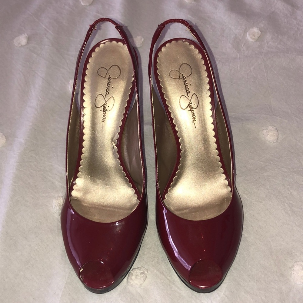 Red and Cheetah Jessica Simpson heels!